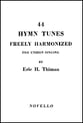 44 Hymntunes Freely Harmonised Organ sheet music cover